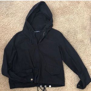 Cute black brandy Melville zip up jacket